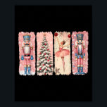 Retro Nutcracker Ballet Nk Christmas Xmas Vibes Wo Poster<br><div class="desc">Retro Nutcracker Ballet Nk Christmas Xmas Vibes Women Kids</div>