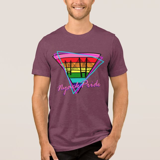 Retro Nyack-Pridet T Shirt (Framsida)