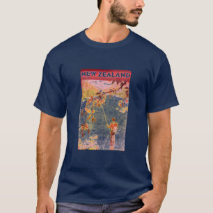 Retro nyazeeländsk T-tröja Tee