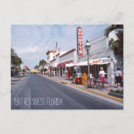 Retro Nyckel Väster Florida-vykort Vykort