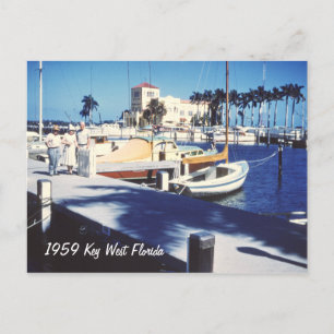 Retro Nyckel Väster Florida-vykort Vykort