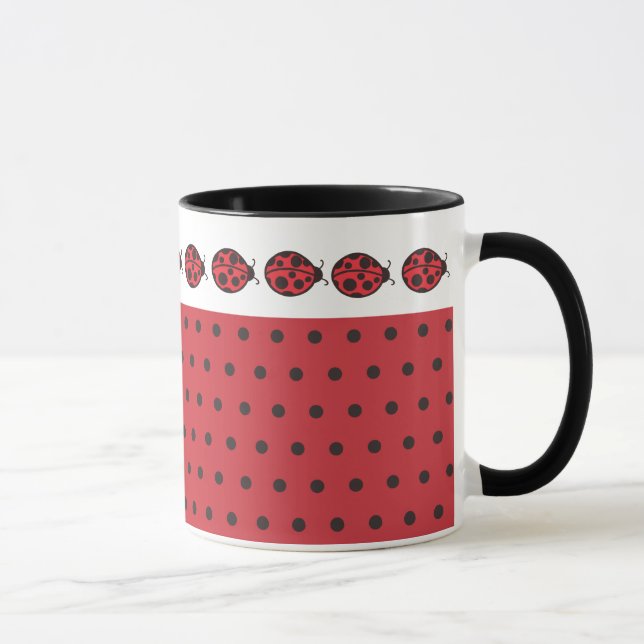Retro Nyckelpiga Mugg (Höger)