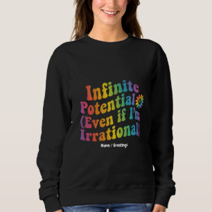 Retro Oändlig Potential Irrationell Pi-dagen Matem T Shirt