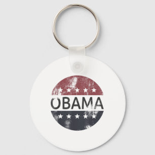 Retro Obama-Vintagen Omröstning: president Barack Nyckelring