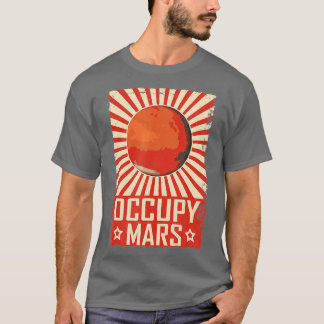 Retro Occupy Mars T Shirt