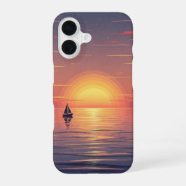 Retro Ocean Sunset