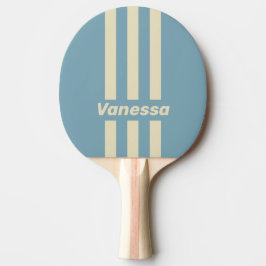 Retro Ocean Tre Pin Streck med Namn Pingisracket