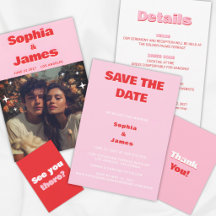 Retro och djärv typografi sparar datumet