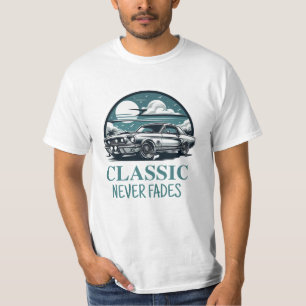Retro- och nostalgiskt Vintage-inspirerad grafik T Shirt