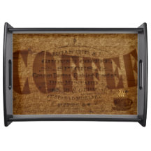 Retro och Vintage kaffetikett och konst