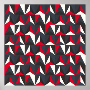 Retro och Vintage stil med geometrisk form, ill Poster