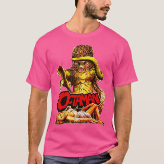 Retro Octaman Cult Classic Horror Monster Fläkt Ar T Shirt