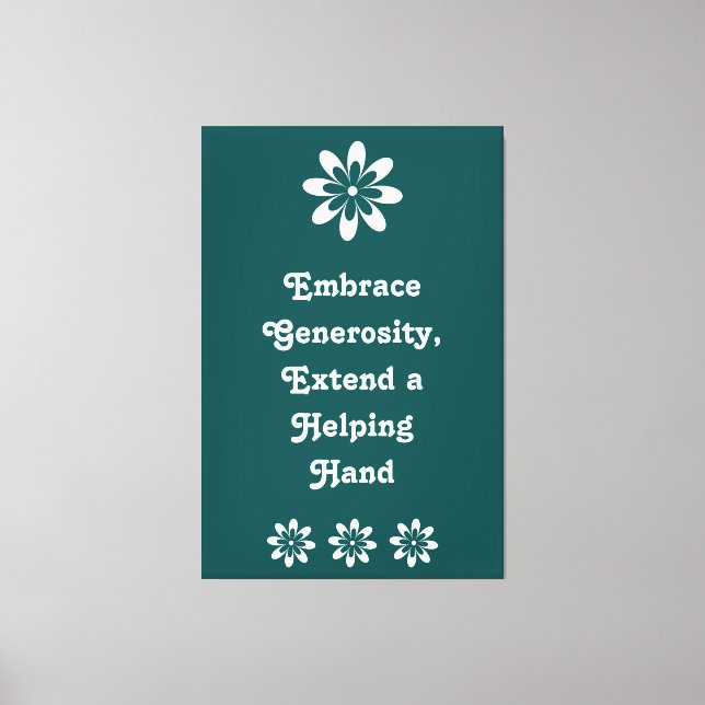 Retro Office Motivational Inspirational Canvastryck (Framsida)