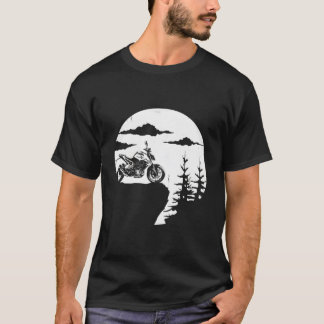 Retro Offroad Ktm Motorcycle Coola Äventyr Biker T Shirt
