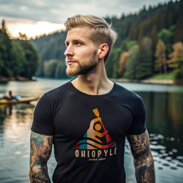 Retro Ohiopyle Kayaking T Shirt (Skapare uppladdad)