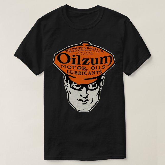 Retro Oilzum Motor Oil T Shirt (Design framsida)