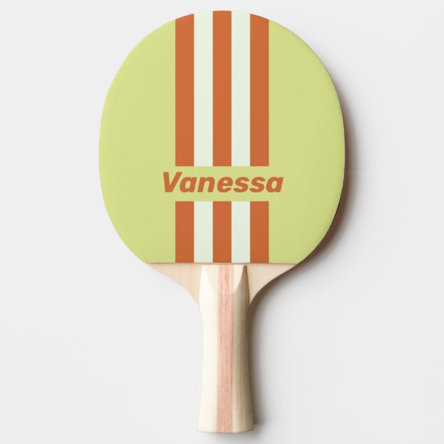 Retro Ökenkaktus Nål Streck med Namn Pingisracket (Framsidan)