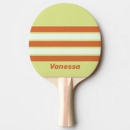 Retro Ökenkaktus över Striping med namn Pingisracket