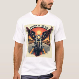 Retro ökenmotorvägs motorcykelbrödraskap biker  t shirt
