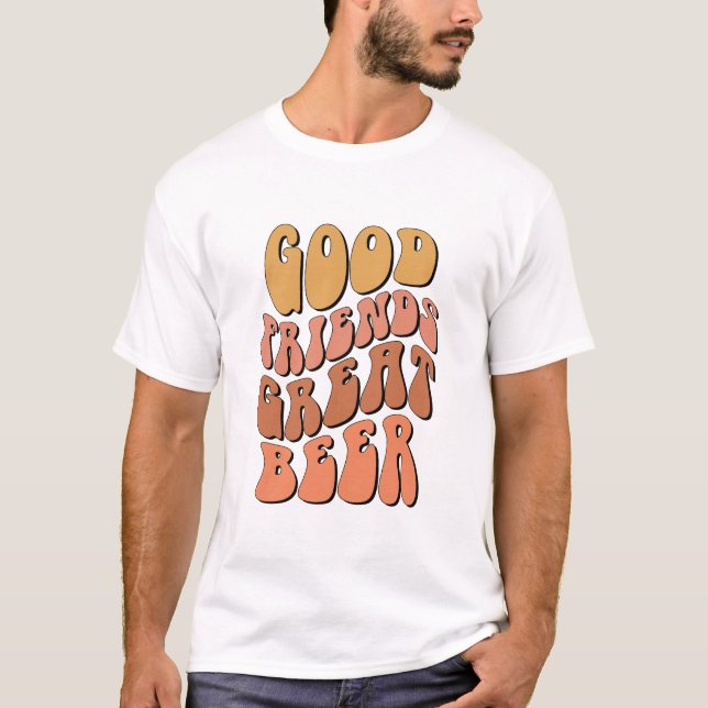 Retro Öl T Shirt (Framsida)