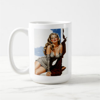 Retro Old Hollywood BeSnyde Blonde Woman Kaffemugg