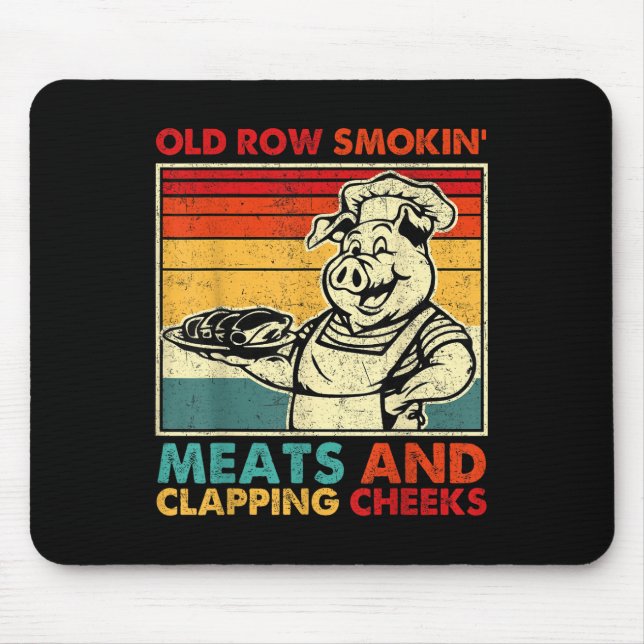 Retro Old Row Smoking Meats And Clapping Cheeks Fu Musmatta (Framsidan)