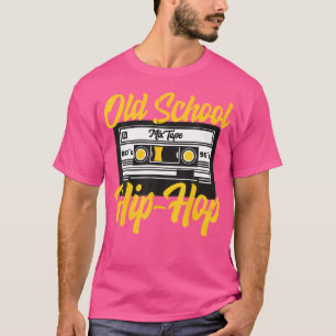 Retro Old school 80S 90S Mixtape Cassette Hip hop T Shirt