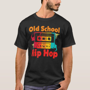 Retro Old school Graffiti Cassette Hip hop 80-tale T Shirt