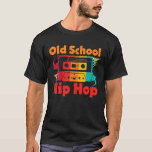 Retro Old school Graffiti Cassette Hip hop 80S 90S T Shirt