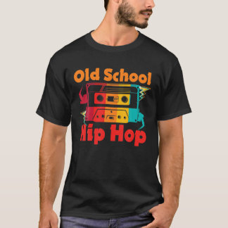 Retro Old school Graffiti Cassette Hip hop 80S 90S T Shirt
