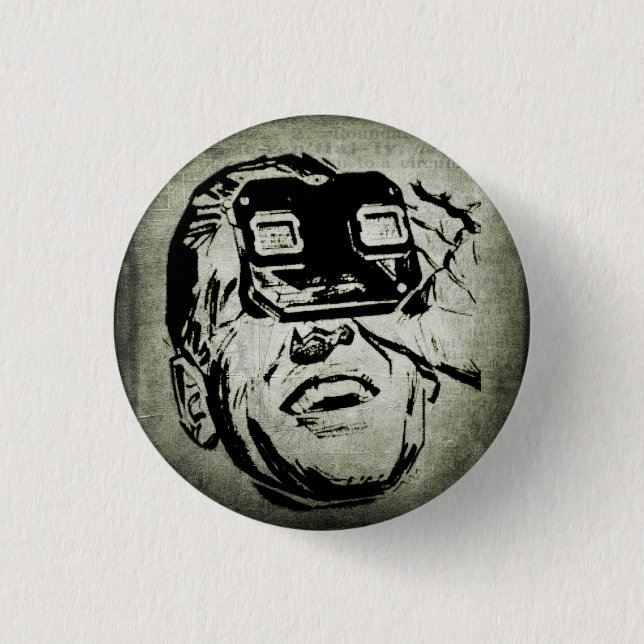 Retro Old school Photo Viewer Kitshch Knapp (Framsida)