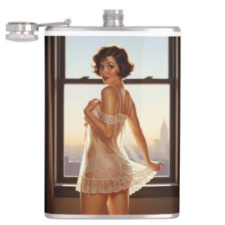 Retro Old school Pin-up Girl Fickplunta