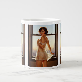 Retro Old school Pin-up Girl Jumbo Mugg