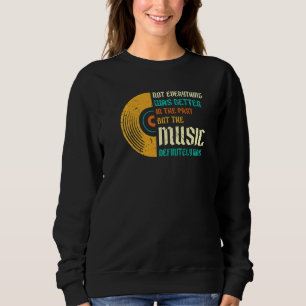 Retro Oldies 70-tal Vinylskiva 80-tal Musikcitat T Shirt