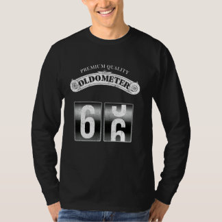 Retro Oldometer 65-66 Funny 66:e födelsedagen T Shirt