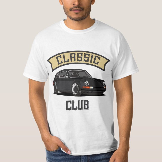 Retro Oldschool Tuning & Gaming Oldtimer Enthusias T Shirt (Framsida)