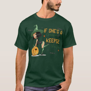 Retro, om hon är en besättare, är hon en bärnstens t shirt