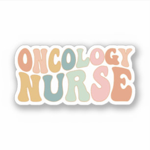 Retro Oncology Nurse Oncology Nursing Cancer Nurse Klistermärken