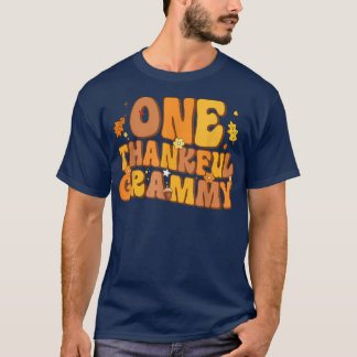 Retro One Thankous Grammy-hösten Lycklig Tack T Shirt