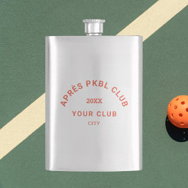 Retro Orange Après PKBL Klubb Vapensköld Picklebal Fickplunta
