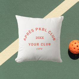 Retro Orange Après PKBL Klubb Vapensköld Picklebal Kudde