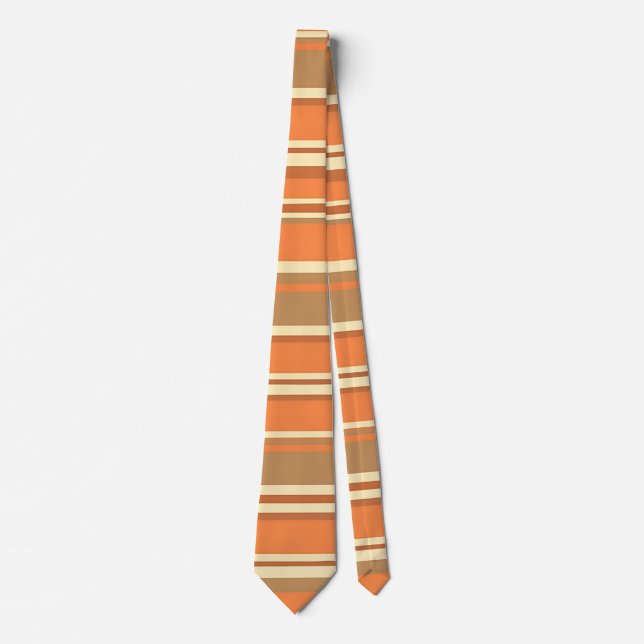 Retro orange brun rand Mid-Century Modern  Slips (Framsida)
