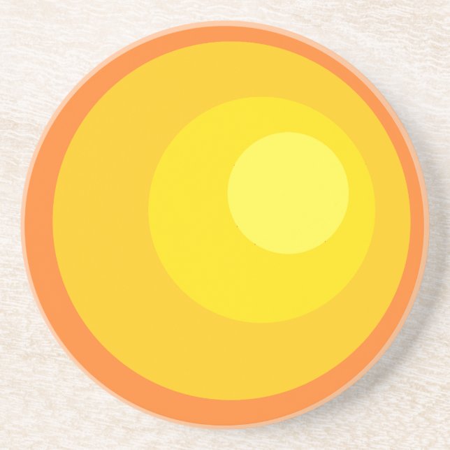 Retro orange cirklar underlägg (Framsidan)