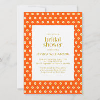 Retro Orange Daisy Flowers Cute Möhippa