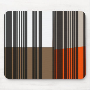 Retro orange, grå färg, brunt, abstrakt konst f musmatta