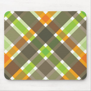 Retro Orange Grönt Brown Play Mousepad Musmatta