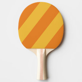 Retro Orange Groove Tre Feta Ränder Pingisracket