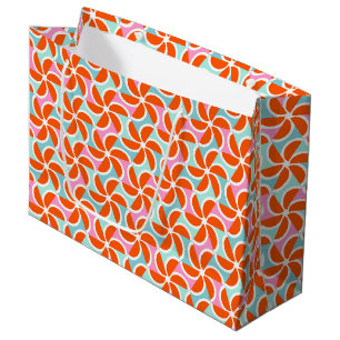 Retro orange kilmönster