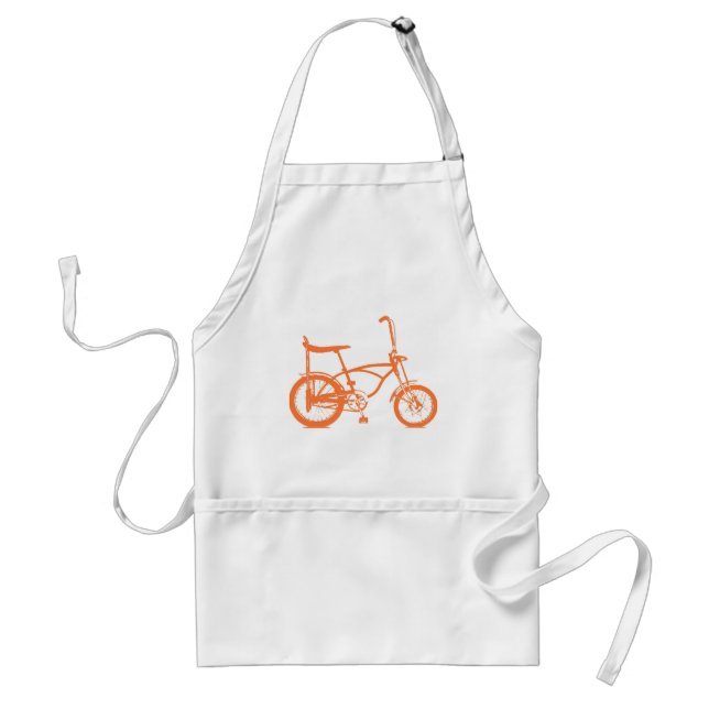 Retro Orange Krate Banana Seat Bike Förkläde (Framsidan)