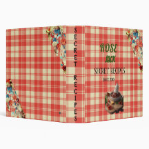 Retro Orange Play Picnic Cookbook